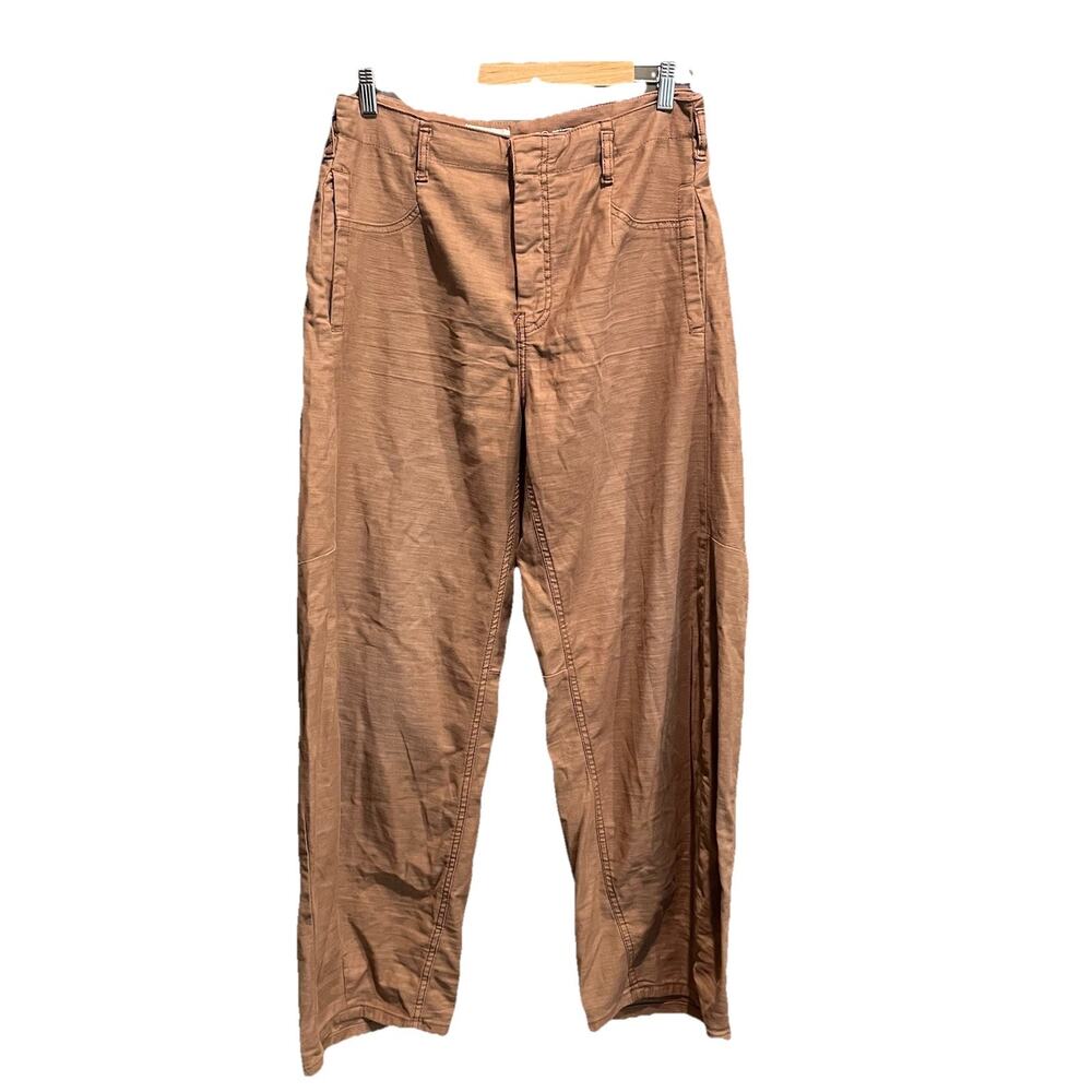 Pilcro Brown Wide Leg Barrell‎ Women's Pants Size 30